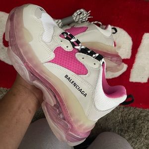 Balenciaga Triple S Womens White/Pink